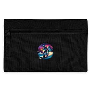 580s Snowboarding - Pencil Case - black - Front