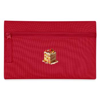 Leckere Torte - Federtasche - Rot - Vorne