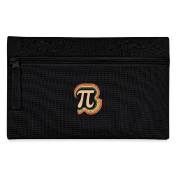 Conception rétro de symbole Pi pour Pi Tag - Trousse - noir - Devant