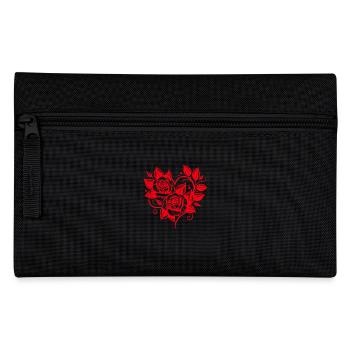 The Beauty Of The Red Rose A Timeless Symbol Love - Pencil Case - black - Front