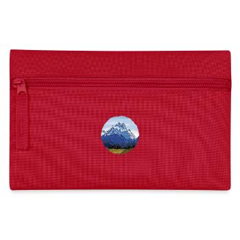 Die Berge Neuseelands - Federtasche - Rot - Vorne