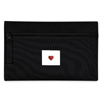 love letter - Pencil Case - black - Front