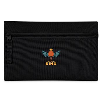 Ping Pong Addict Spruch Geschenk Sport Tischtennis - Federtasche - Schwarz - Vorne