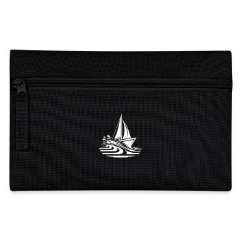 Voilier rapide sur le cap dans les vagues - Trousse - noir - Devant