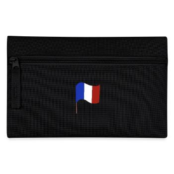 Drapeau français - Trousse - noir - Devant