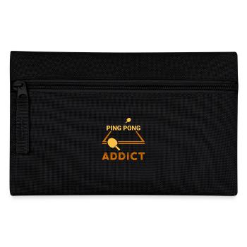 Ping Pong Spruch Geschenk Sport Tischtennis - Federtasche - Schwarz - Vorne