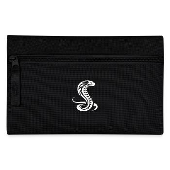 Cobra Snake Elegant Tribal Tattoo Style - Pencil Case - black - Front