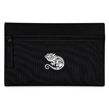 Bearded Dragon Tribal Tattoo Dragon Disguise - Pencil Case - black - Front