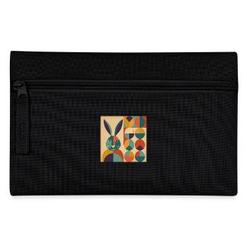 Easter Bunny No.08 - Pencil Case - black - Front