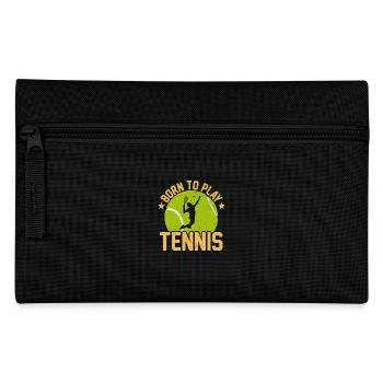 Amateur de tennis Joueur de tennis Balle de tennis Sport - Trousse - noir - Devant