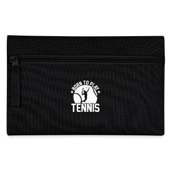 Amateur de tennis Joueur de tennis Sports Dire Cadeau - Trousse - noir - Devant