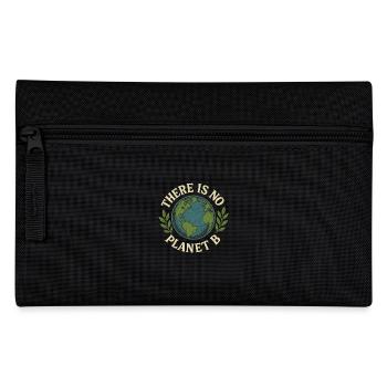 There is no planet b - Federtasche - Schwarz - Vorne