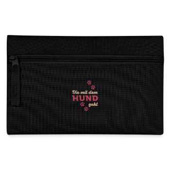 Gift Saying Pets Dog Dog Love Retro - Pencil Case - black - Front