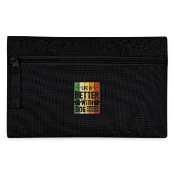 Gift Saying Pets Dog Dog Love - Pencil Case - black - Front