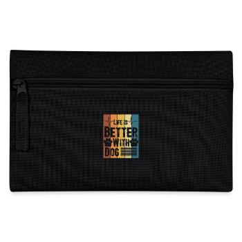 Gift Saying Pets Dog Dog Love - Pencil Case - black - Front