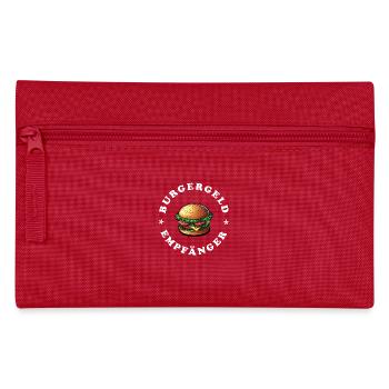 Burgergeld Fun Design - Federtasche - Rot - Vorne