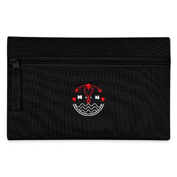 Moin | Welcome North Germany Coast North - Pencil Case - black - Front