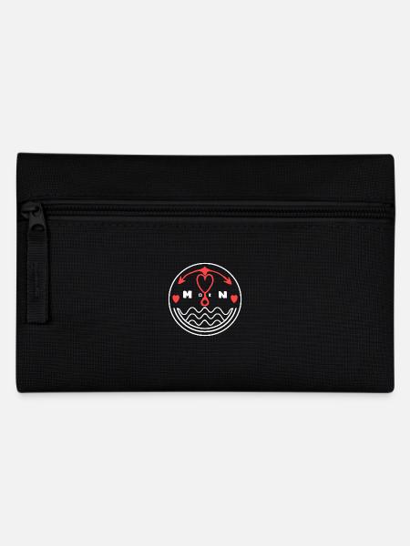 Moin lieber Anker für die Möwen Seemänner - Federtasche - Schwarz