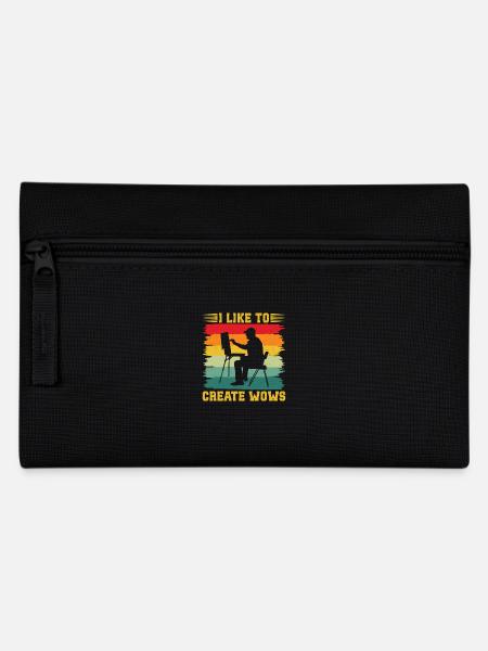 Artist Painter Graphic I Like To Create Wows Gift - Pencil Case - black