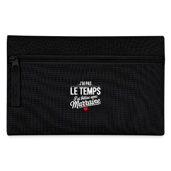 J'ai bêtise avec marraine - Trousse - noir - Devant