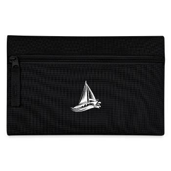 Sails and waves Boat magic for water dreamers - Pencil Case - black - Front