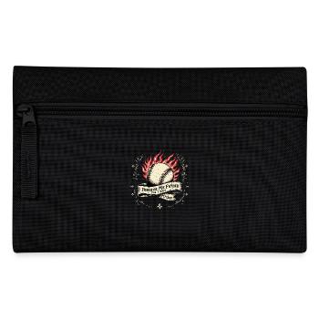 Pardonne-moi Père Baseball Pitcher Flame Design - Trousse - noir - Devant