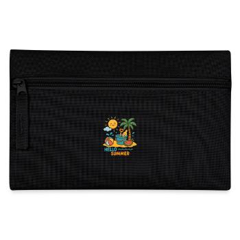 Hello Summer - off to the beach - Pencil Case - black - Front