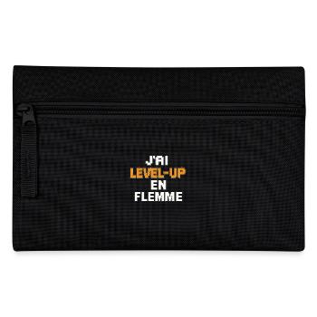 J'ai level-up en flemme - Trousse - noir - Devant