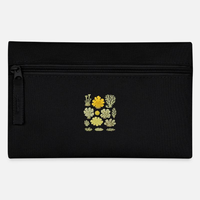 Flechten Flechten Moos - Flechten - Natur - Federtasche - Schwarz