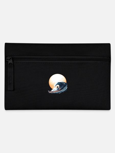 Surfing In The Sun - Pencil Case - black
