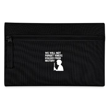 We will not forget voices - Pencil Case - black - Front