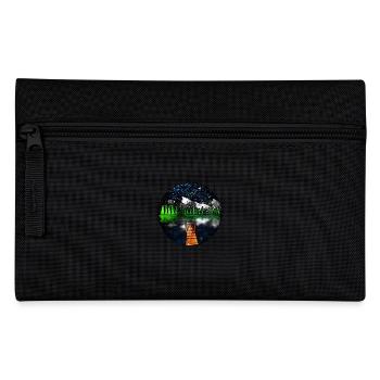 Cosmic Lake Scene - Pencil Case - black - Front