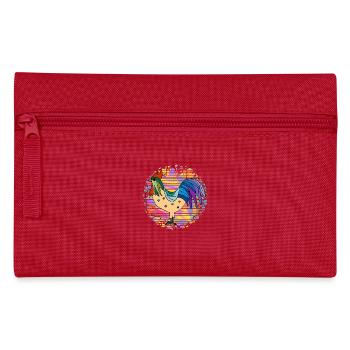 Rooster - Pencil Case - red - Front