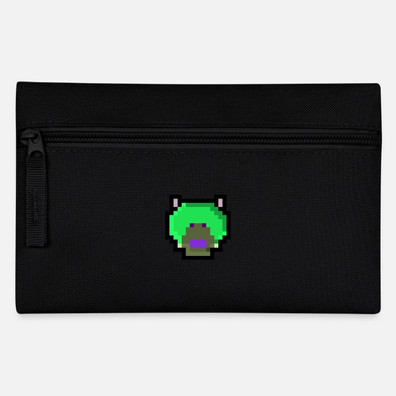 Pixel Bär - Federtasche - Schwarz