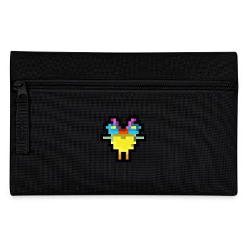 Pixel Bird - Federtasche - Schwarz - Vorne