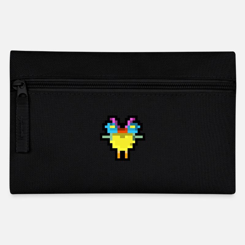 Pixel Bird - Federtasche - Schwarz