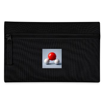 Nur klares Wasser - Federtasche - Schwarz - Vorne