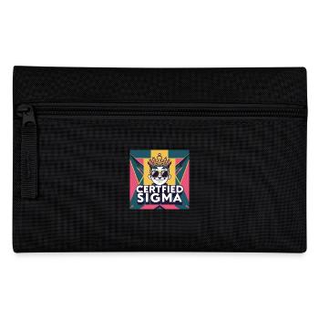 Certified sigma - Pencil Case - black - Front