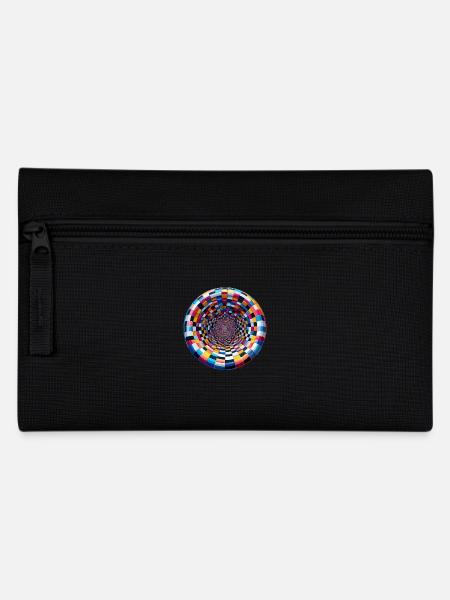 Cavity colored - Pencil Case - black