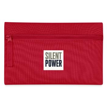 Silent Power – The Quiet Force - Pencil Case - red - Front