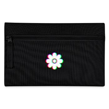 EDM Tricolor - Blossom 2 - Glitch - Rave Style - Pencil Case - black - Front