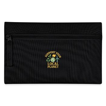 Support Your Local Planet - Federtasche - Schwarz - Vorne