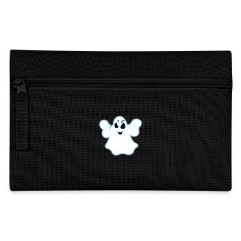 Leuchtender Halloween-Geist - Federtasche - Schwarz - Vorne