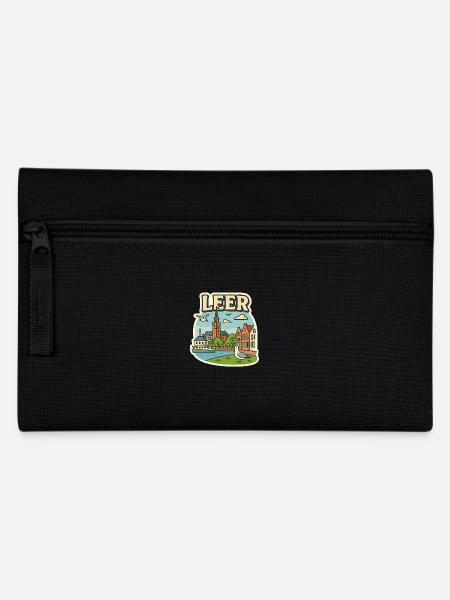 Leer - Federtasche - Schwarz