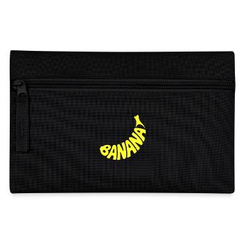 Banane - Logo de fruit cool - Trousse - noir - Devant
