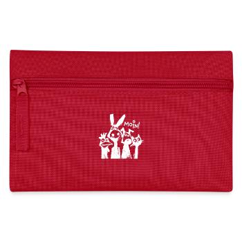Musiciens de la ville « Moin » - Trousse - rouge - Devant