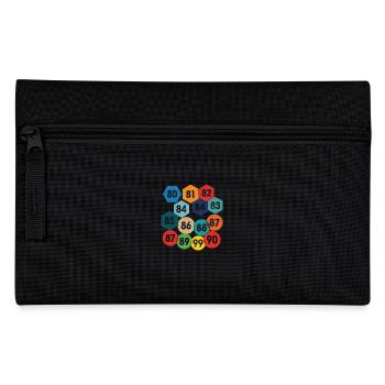 80er Jahre Autoaufkleber - Federtasche - Schwarz - Vorne