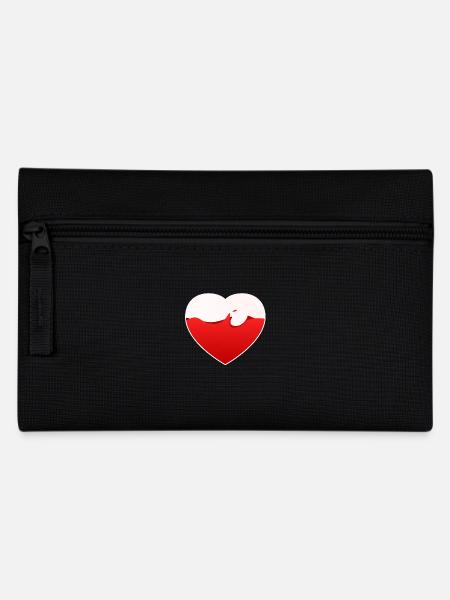 Fill your heart - Pencil Case - black