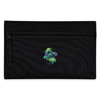 Cyber-Flowers – Illustration de fleur futuriste. - Trousse - noir - Devant