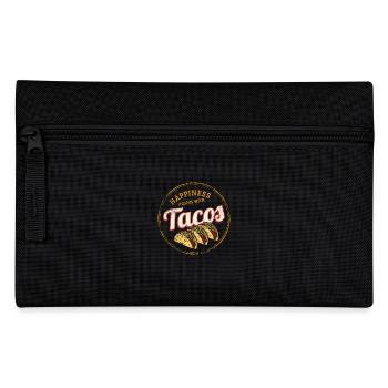Taco Tortilla Retro Snack Vintage Salsa Design - Federtasche - Schwarz - Vorne